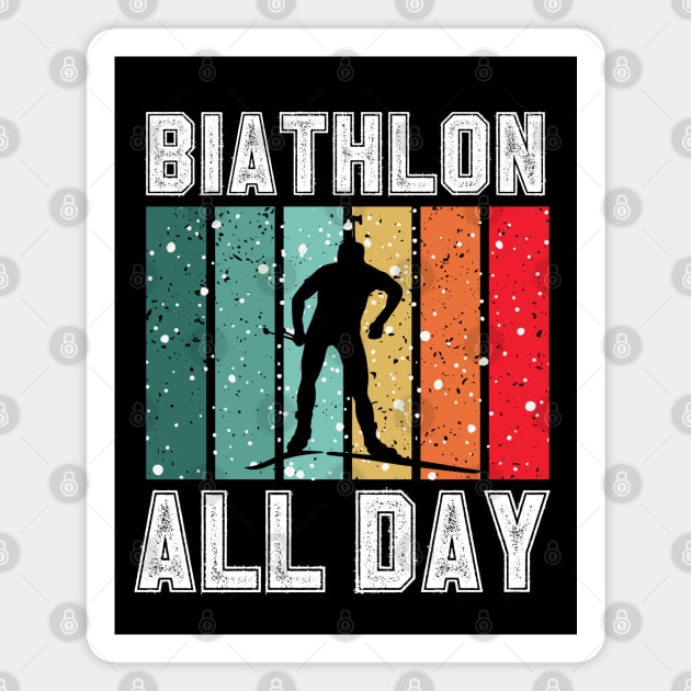 Biathlon All Day Magnet by footballomatic